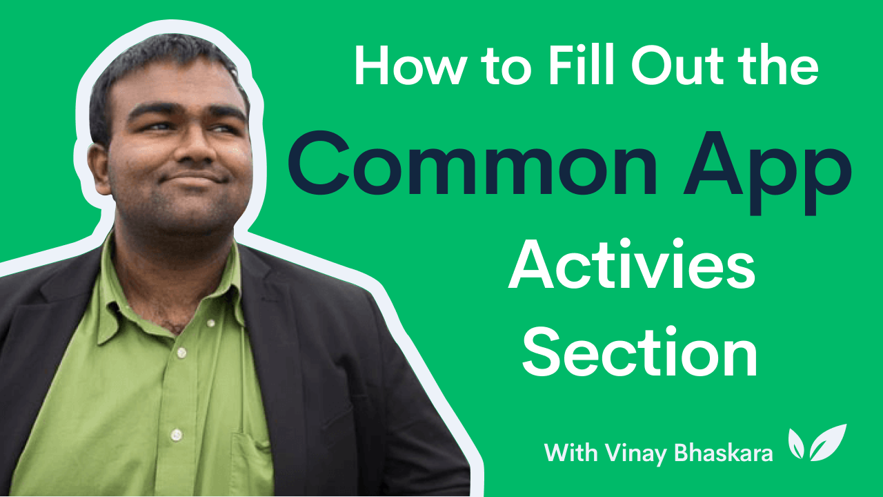 How To Fill Out The Common App Activities Section CollegeVine